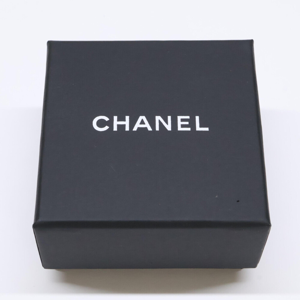 CHANEL Gold Pearl Logo Earrings - Picture 7 of 7